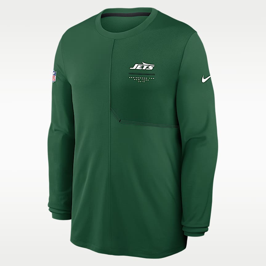 New York Jets Sideline Men's Nike Dri-FIT NFL Long-Sleeve Hooded